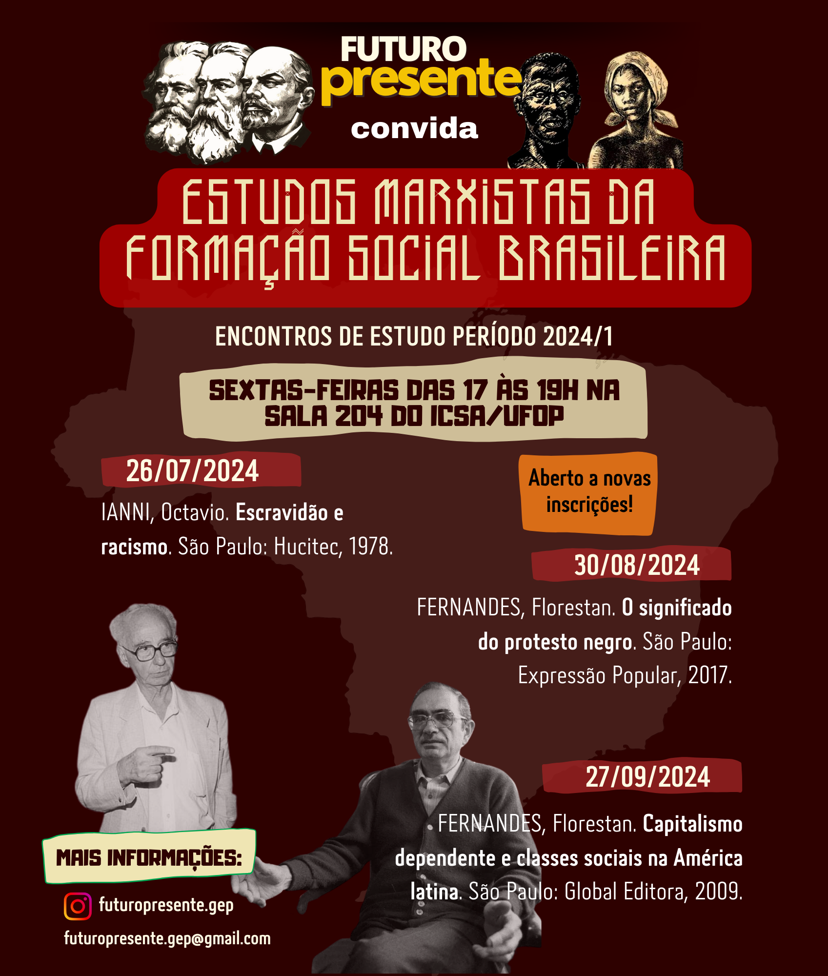 Futuro Presente convida Estudos Marxistas da Formação Social Brasileira 