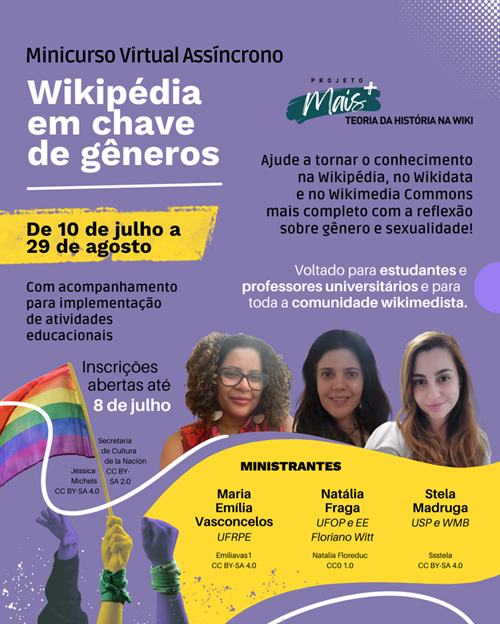Banner com informações sobre o evento.