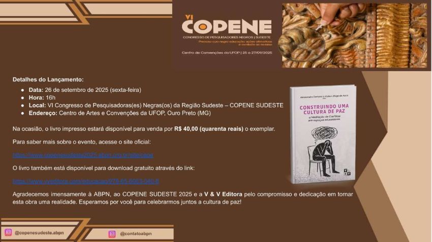 Banner de divulgação do evento.