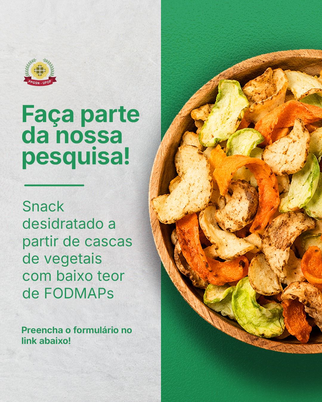Banner de divulgação de pesquisa