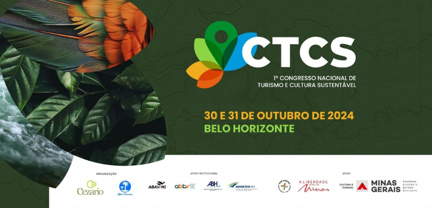 Imagem de divulgação do I Congresso Nacional de Turismo e Cultura Sustentável 