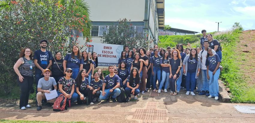 Estudantes visitam UFOP em ação do projeto “Saúde Mental nas Escolas e Fora Delas"