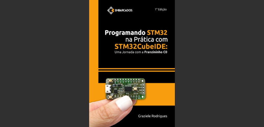 Capa livro Programando STM32 na Prática