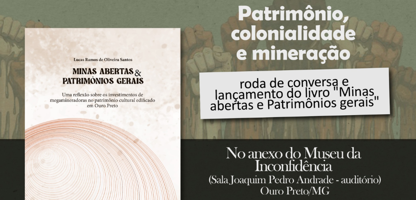 Banner de divulgação com a capa do livro