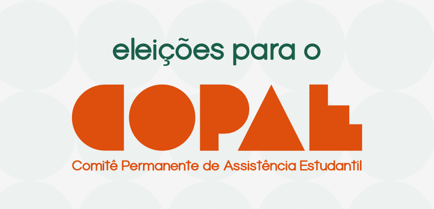 Imagem sobre as eleições do COPAE da UFOP: inscrições até 30/05 via Google Forms e eleições de 02 a 06/06 pelo Sistema Minha UFOP
