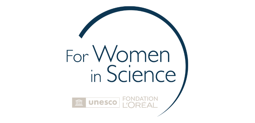 Marca do Programa For Women in Science
