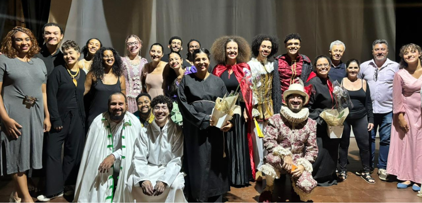 Elenco da apresentação Don Giovanni em Retratos Mozartianos realizada na Casa da Ópera