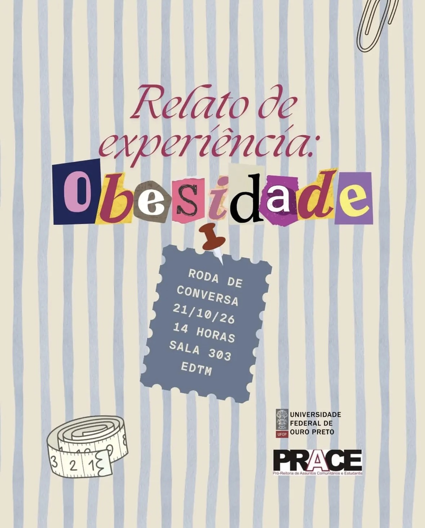 Arte de divulgação de roda de conversa do projeto de extensão Justiça no Prato