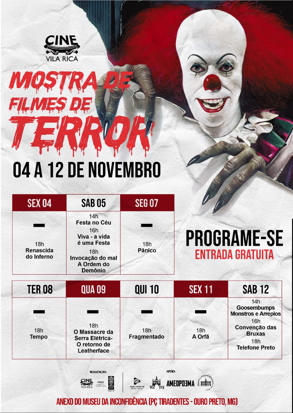 UFMG - Universidade Federal de Minas Gerais - Filmes de terror integram  programação de outubro do 'CineClássico Quarentena