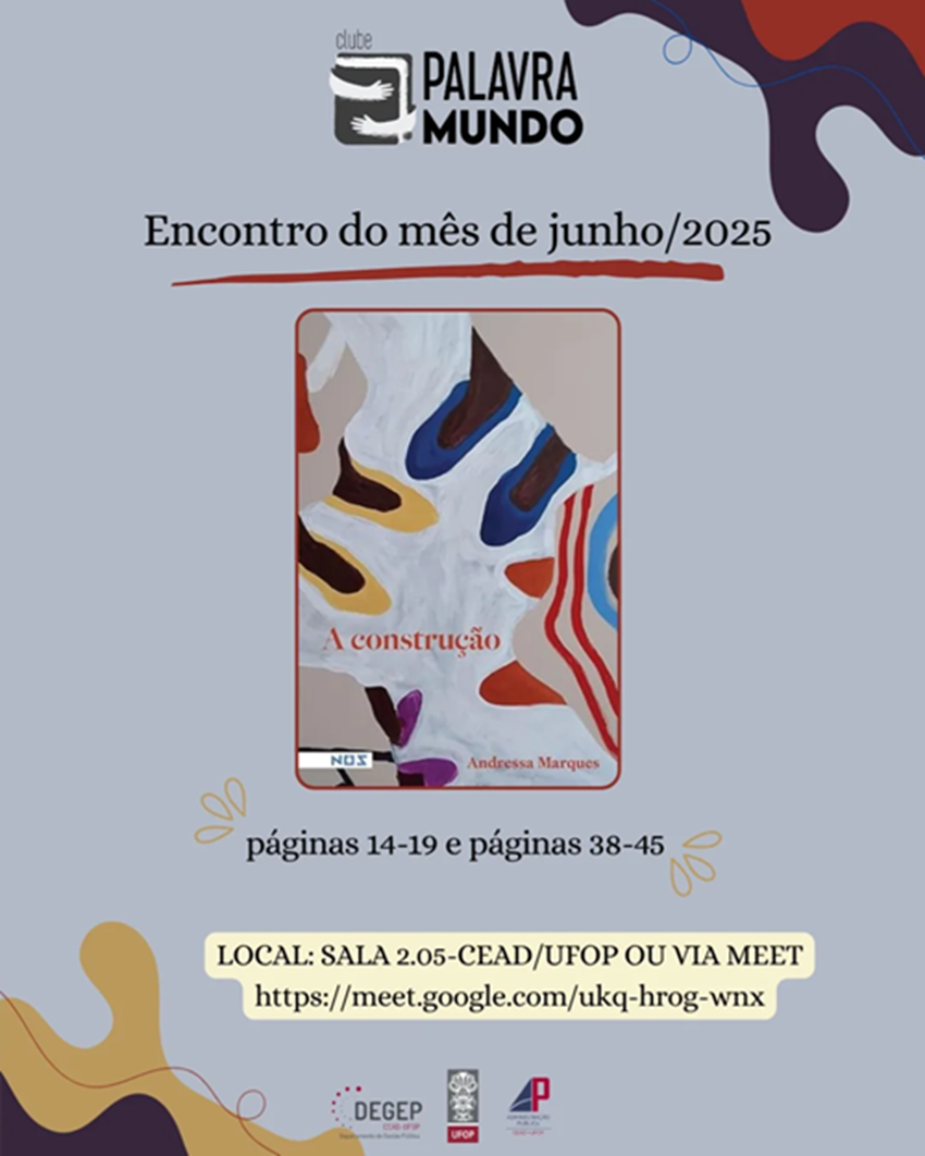 Banner com informações sobre o evento.