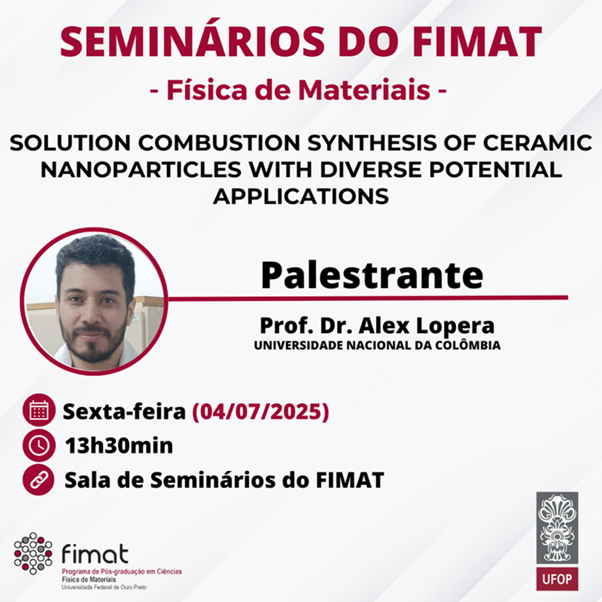 Banner com informações sobre o evento.
