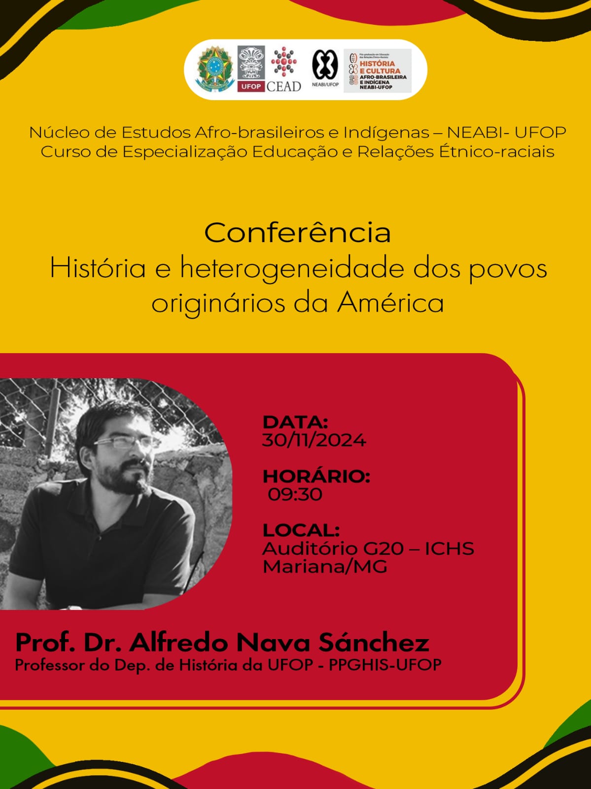 Conferência História e heterogeneidade dos povos originários da América